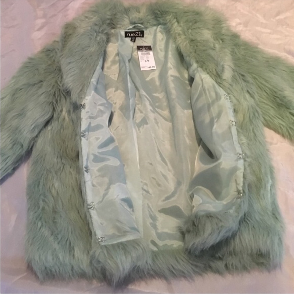 Faux fur jacket